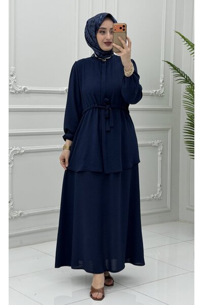 Generic Brand Lisa Skirt Set Navy Blue