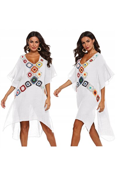 SNM Tunica Plaja Vara, SNM, Pareo Rochie Dama, Stil Boho, Voal Vaporos, Asime...