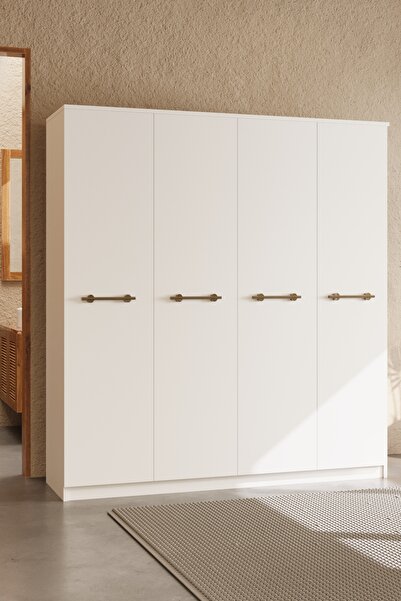 Metalia GM 1010 MADRİD 4 KAPAKLI YÜKLÜK,YORGAN YASTIK DOLABI, ÇOK AMAÇLI DOLAP