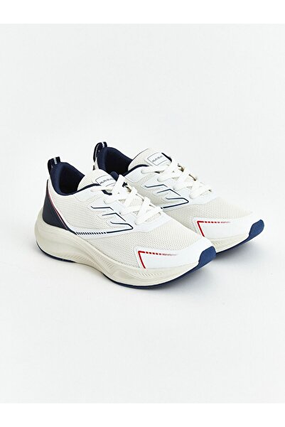 LC Waikiki Lcw Steps White Mesh Detailed Thick Sole Men's Sports Shoes