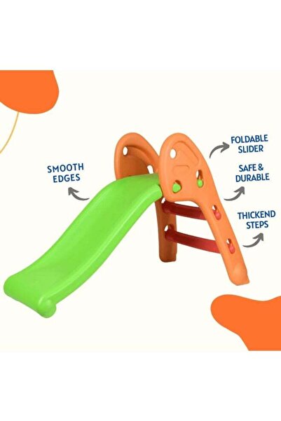 Generic زحليقة داخلية قابلة للطي للأطفال - وقت لعب ممتع وآمن للأطفال الصغار