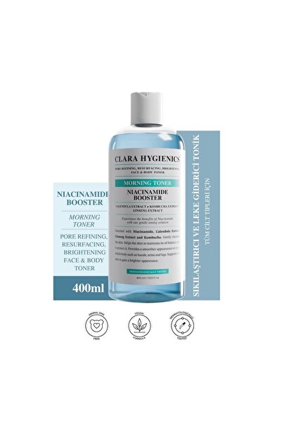 Clara Hygienics Niacinamide Booster Gözenek Sıkılaştırıcı Tonik 400 ml