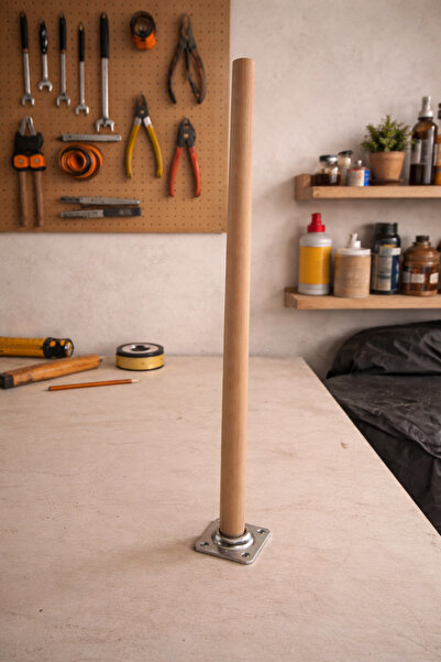 cangül ahşap 70 cm 1 adet ham( düz aparat)