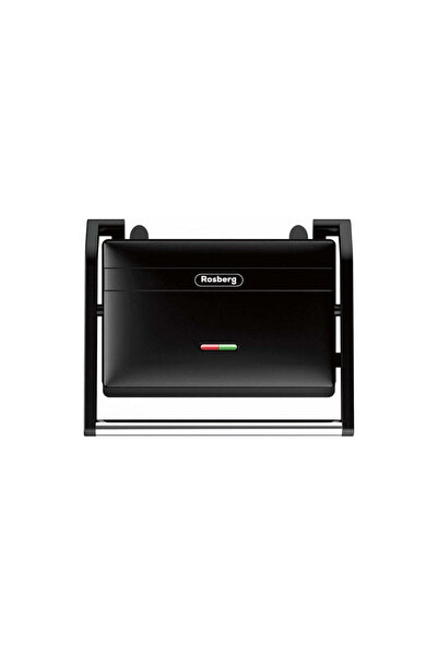 rosberg Panini grill Rosberg, 1300 W, placi antiaderente, Indicatar LED, Fini...