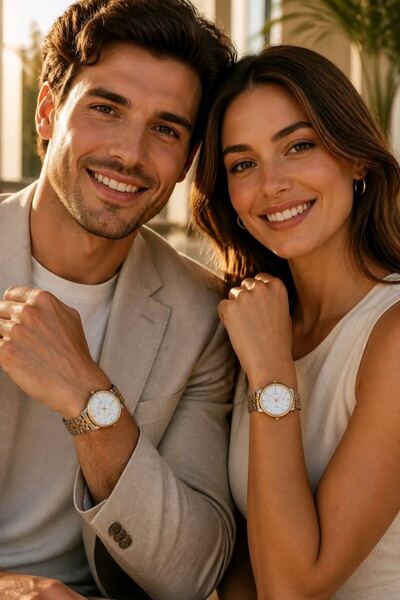 Monalisa Home Premium Metal Strap Watch