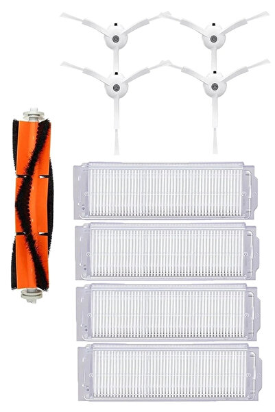 LİN GRUP Set de 9 piese de schimb compatibile cu aspiratorul robot Xiaomi Vac...