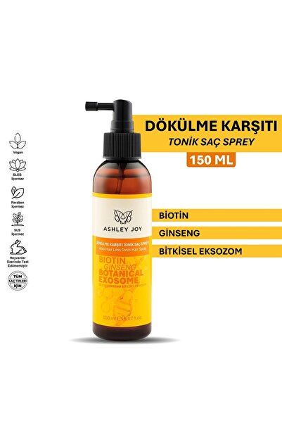 Ashley Saç Köklerini Destekleyen Dökülme Karşıtı Eksozom Teknolojili Tonik Sp...