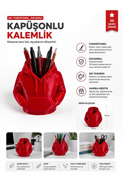 Renkli dekoratif kalemlik