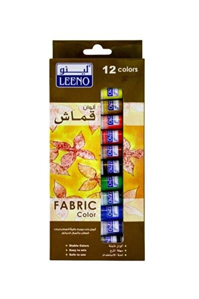 Lino Fabric paint tube set 12 colors 6 ml brand
