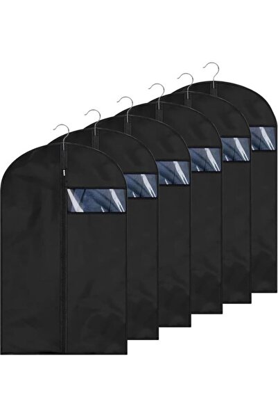 STARSTAR 5-Pack Dustproof Garment Covers, Translucent Hanging Clothes Storage...