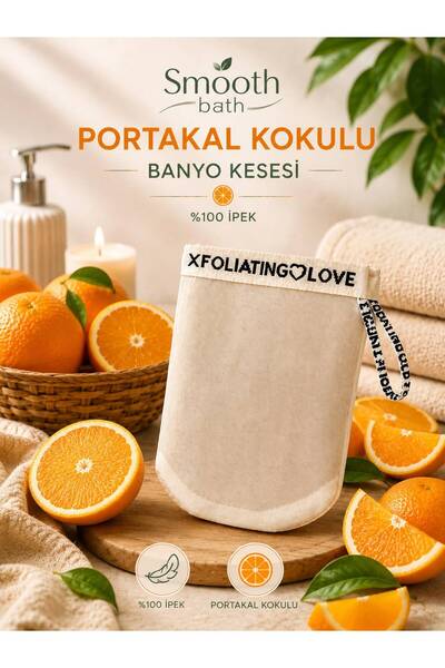 SMOOTH BATH Viscous Orange Scented Bath Scrub with Exfoliating Effect for Oil...