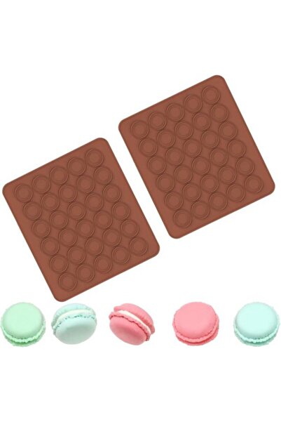 STARSTAR Silicone Macaron Baking Mat - 30 Holes - Non-stick Coating - Chocola...