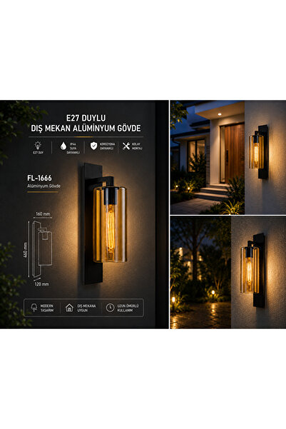Forlife FL-1666 AMERİKAN TARZI APLİK ALÜMİNYUM GÖYDE