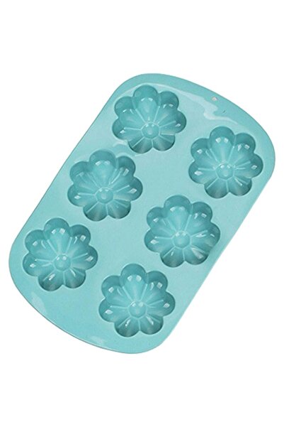 STARSTAR 6-Cavity Flower-Shaped Non-Stick Silicone Molds for Candy, Pudding &...