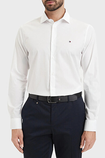 Tommy Hilfiger Pamuklu Slim Fit Uzun Kollu Gömlek Erkek GÖMLEK MW0MW43749 YBR