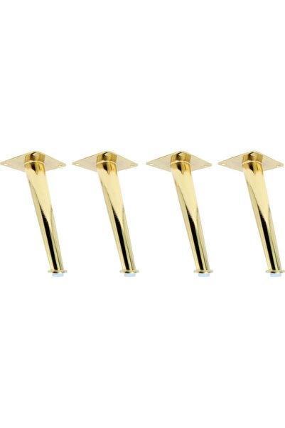 STARSTAR Tapered furniture legs, suitable for beds, sofas, and cabinets, gold...
