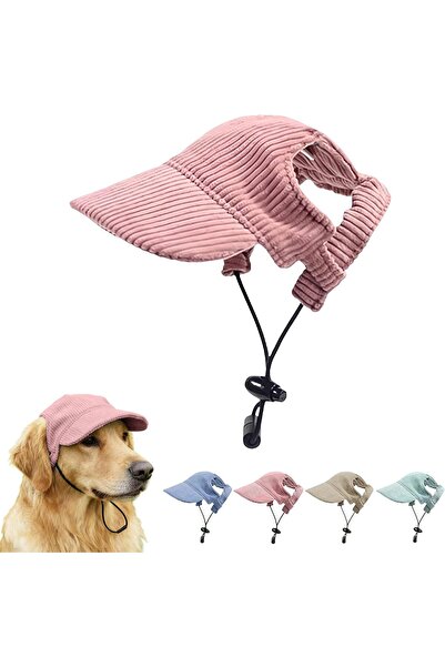 STARSTAR Dog Baseball Cap - Adjustable - With Ear Holes - Summer Sun Hat - Br...