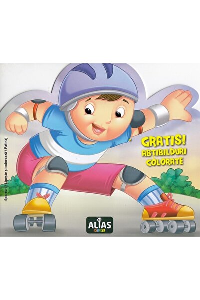 alias Patinaj. Abtibilduri colorate + Jucarie de plus