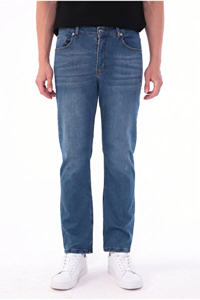 Siyah İz Men's Regular Fit Jeans – Flexible Fabric, Casual Comfortable Cut, C...