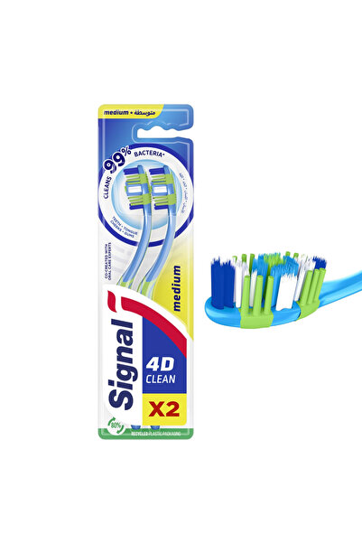 Generic Brand Signal Deep Clean Toothbrush - Medium Soft (Pack of 2)