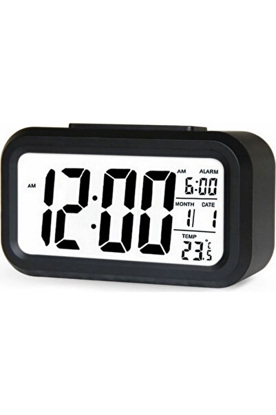 STARSTAR Digital Alarm Clock, LED Digital Wall Clock, Date & Temperature, 12-...