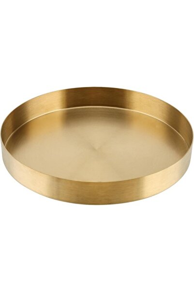 STARSTAR 20 cm round decorative tray, gold, round, decorative tray, gold tray...