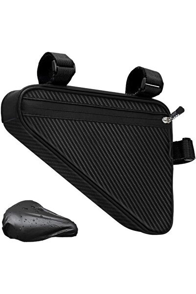 STARSTAR Bicycle storage bag - waterproof and reflective bicycle frame bag, f...