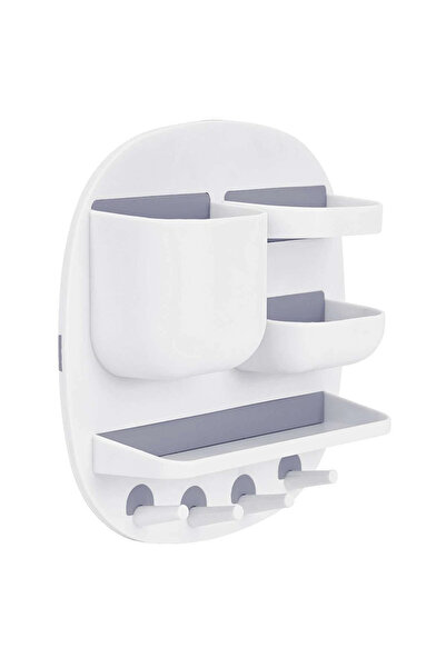 STARSTAR Wall-mounted kitchen storage rack, self-adhesive, white.