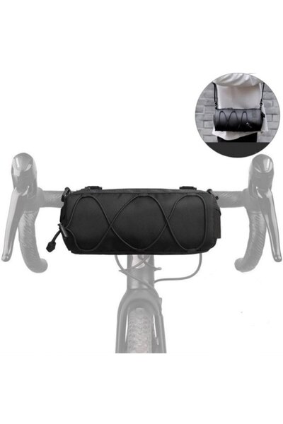 STARSTAR 1-Piece Bicycle Handlebar Bag, multi-functional organizer, shoulder ...