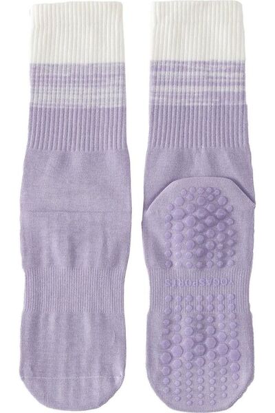 STARSTAR 3-Pair Non-Slip Cotton Yoga & Pilates Socks for Fitness, Dance & Aer...