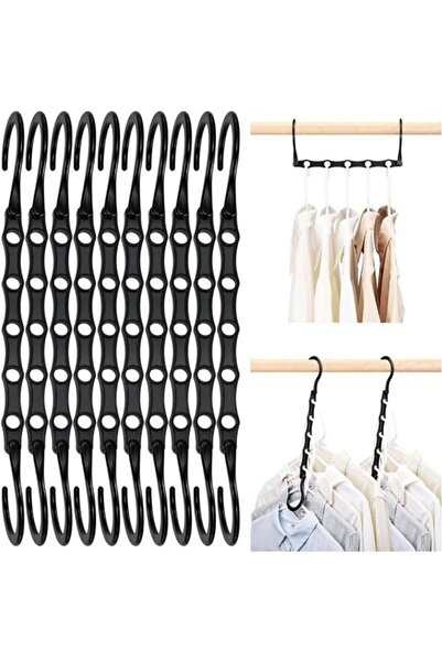 STARSTAR 10-pack magic hangers, wardrobe hanger organizer, clothes storage, s...
