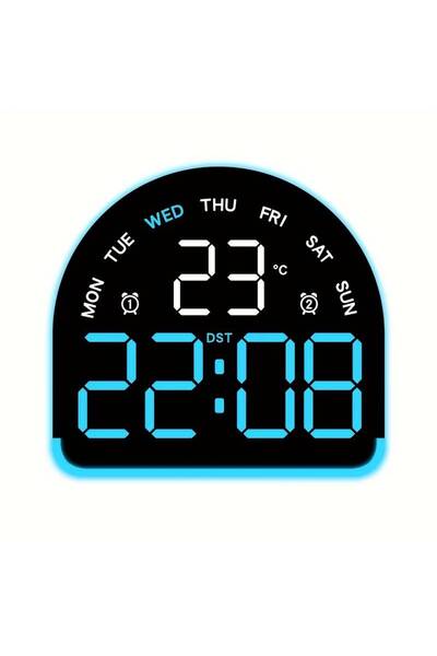 STARSTAR A modern LED clock with a screen display – a quiet digital alarm clo...