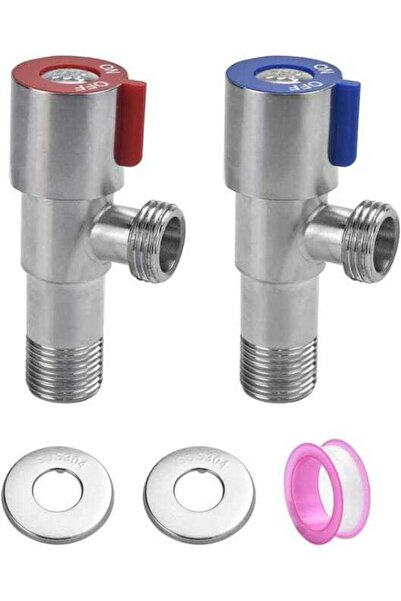STARSTAR Two 304 stainless steel angle valves, metal angle control valves, un...