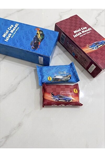 Genel Markalar Hot whels mini cep islak mendil (1 küçük paket fiyatı)