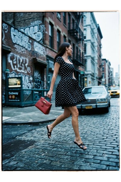 Larida Polka Dot Dress