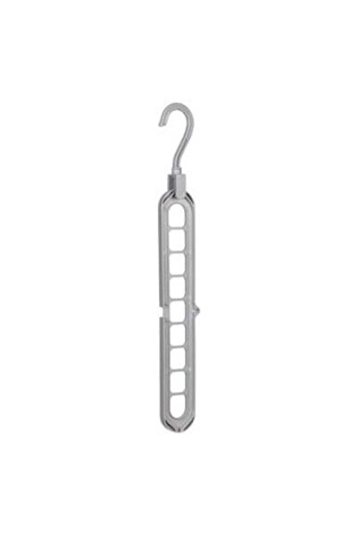 BAMI NETWORK Organizator pentru umerase din plastic gri pentru 9 umerase 33x17cm