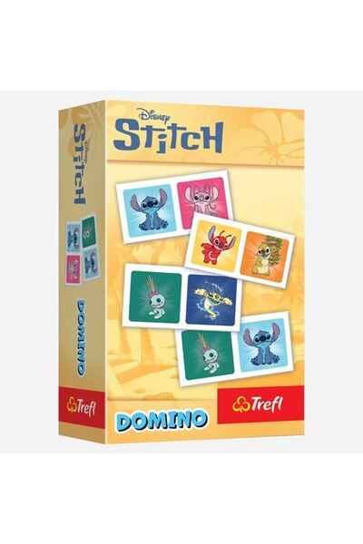 BAMI NETWORK Joc Domino Lilo & Stitch Carton 4+ Ani Familie