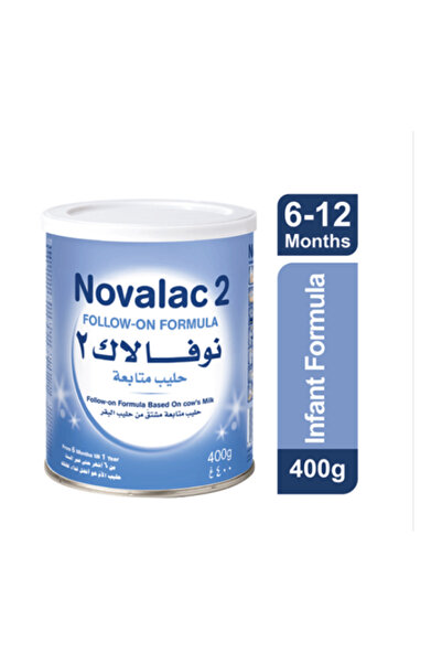 NOVALAC حليب أطفال (2) من 6 إلى 12 شهرًا 400 جرام