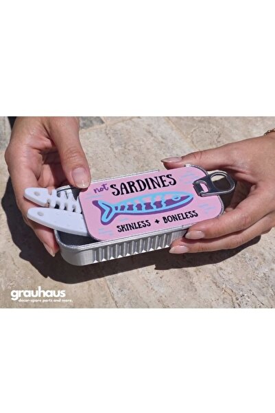 GRAUHAUS Sardalya Konservesi Sardines Takı Kutusu - Pembe & Sarı Yüzük, Küpe ...