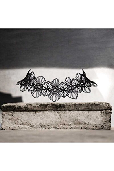 S19-KADINLAR İÇİN GOTHIC CHOKER BOYUN ZARİF İŞLEMELİ DESEN AKSESUAR