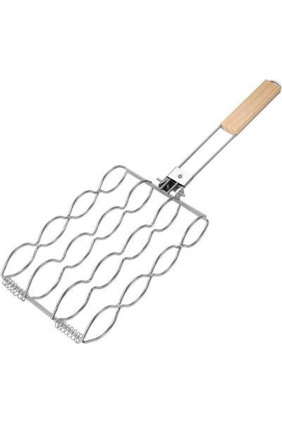 STARSTAR Grill Basket | Metal Portable Outdoor Grill Basket - Sausage Rack, M...