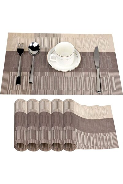 Morvena Picks Suporturi de masă, set de 6 piese, lavabile, dimensiune: 30x45CM