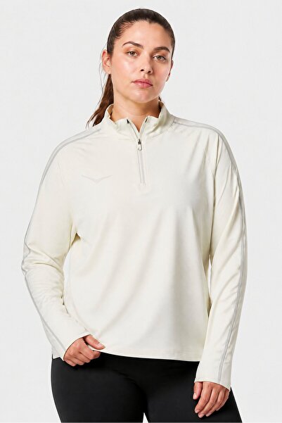 hoka Women Sportswear Fit Long Sleeves Training Top, Cream
