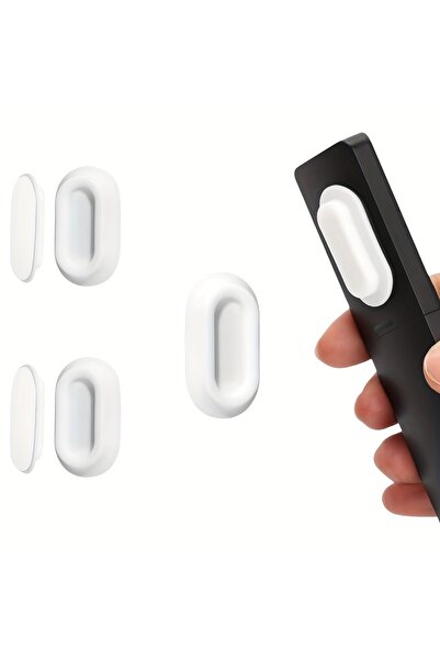 Choice1 white 2-piece silicone magnetic remote control bracket wall mounted, ...