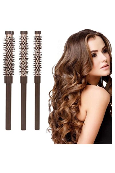 STARSTAR Professional hair dryer comb set, 3-pack, with heated aluminum tube,...