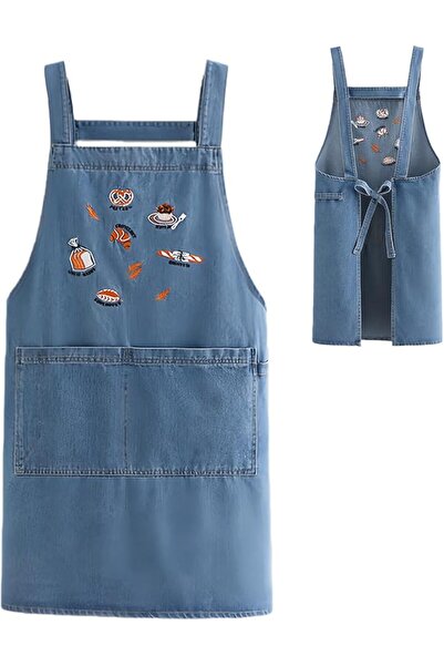 STARSTAR Denim Apron | Kitchen Set w/Pockets - For Home Chefs, Bartenders, Ar...