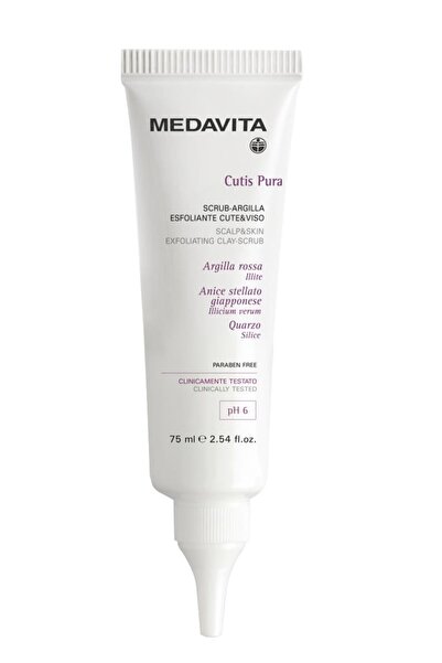 MEDAVITA Cutis Pura Απολεπιστικό Πηλός-Σκραμπ για το Τριχωτό της Κεφαλής και ...