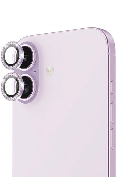 İPhone 17 Uyumlu Taşlı Kamera Lens Koruyucu
