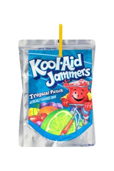 Kool Aid Jammers Tropical Punch Flavored Drink 177ml