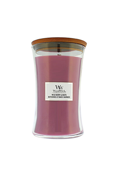 WoodWick Άρωμα Άγριων Μούρων & Παντζαριών, κερί με ξύλινο φυτίλι, 609,5 γρ.